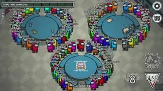 AMONG US, but with 100 PLAYERS | Danmu Tv