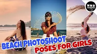 Beach photo poses ideas for girls  #nnrphotographer