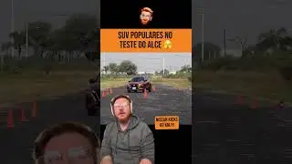 Teste do alce com SUV populares!