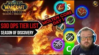 SoD DPS Ranking Phase 4 Day 1 - Molten Core