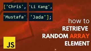 How to Retrieve Random Array Element in JavaScript