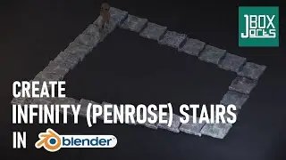 Create Penrose Stairs in Blender