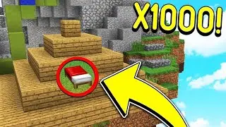 1000 БЛОКОВ ДОСКИ! СУПЕР ЗАЩИТА КРОВАТИ! МАЙНКРАФТ БЕД ВАРС