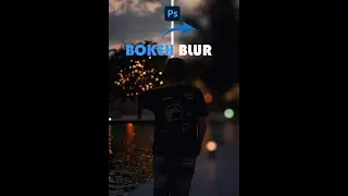 bokeh blur in photoshop
