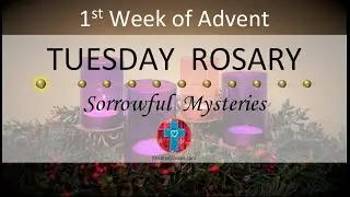 Advent Rosary • Sorrowful Mysteries of the Rosary 💜 Tuesday, December 2, 2025 VIRTUAL ROSARY
