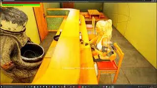 UE4 HUB Area Shotengai WIP