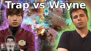 Magically CLOSE! - Trap vs Wayne - (StarCraft 2)