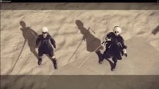 Nier Automata: Robot Orgy Boss Fight