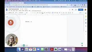 Voice Typing Example with Google Docs