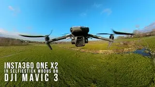 DJiMavic3 With Insta 360 One X2 In Selfiestick modus ...