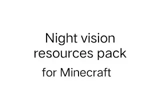 night vision texture pack mcpe 1.19