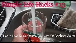 Learn how to get yourself a glass of drinking water