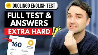 Hardest Questions on the Duolingo English Test! Full Test 7