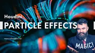 particle effects in Houdini