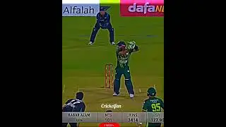 Babar Azam century against NZ 😍👌 #shorts #cricket #babar100 #babarbatting #pakvsnz #babarsix