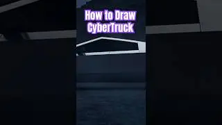 How to Draw a TELSA CyberTruck 📐✍️ 