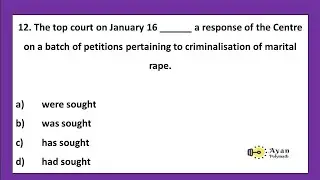 Test 33# Tenses | Part 1