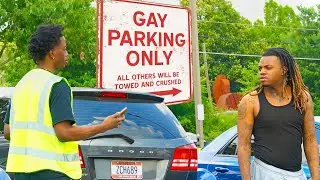 Gay Parking Only Prank In the Hood!