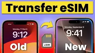 How to Transfer eSIM from Old iPhone to New iPhone? Transfer eSIM from One iPhone to Another (Easy)