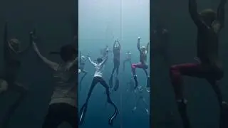 Coming up from a PB dive and...Crab Bomb! 
