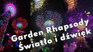 Singapur Odwiedź Garden Rhapsody w Singapurze Niezapomniane Widowisko Światła i Dźwięku #travelszysz