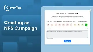 How to create an NPS Campaign in CleverTap