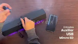 TUTORIAL PARLANTE BARRA DE SONIDO RGB