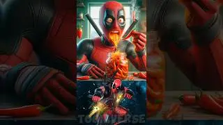 Superheroes and Hot Red Chilies |Marvel vs DC - All Characters #avengers #shorts #marvel #spiderman
