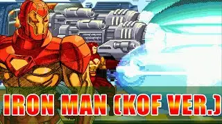 Mugen/Ikemen - Character Showcase - Iron Man (KOF Styled)