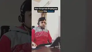employee sharing screen. #shorts #softwareengineer #corporatememes #comedy #officememes #memes