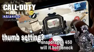HANDCAM #2 |CALL OF DUTY on mid tier samsung device!!🔥