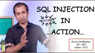Az400 v11 - SQL Injection ATTACK demo  | Microsoft Certification AZ400 | 