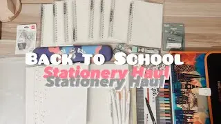 Back to school Stationery haul 2022✨school essentials📦🖊