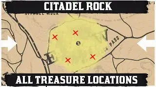 All Citadel Rock treasure Map location