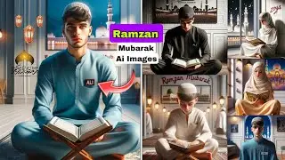 Viral Happy Ramzan Prayer Ai photo editing | Trending boys and girls ai images | ai bing image