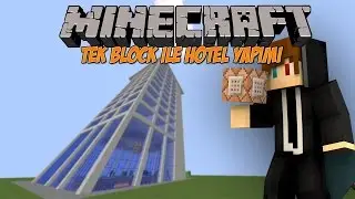 Bir Kod İle Otel Yapımı Modsuz (MİNECRAFT)