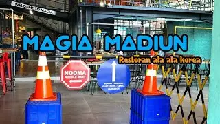 MAGIA MADIUN Noodle mart Restoran korea | Motovlog