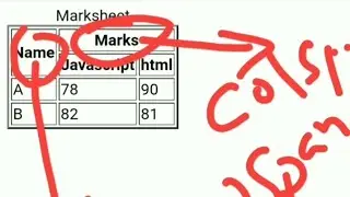 HTML How To Create Table | how to create table in html using mobile | HTML table rowspan colspan