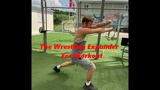 THE WRESTLING EXPANDER FOR WORKOUT . ТРЕНИРОВКА С РЕЗИНОЙ ДЛЯ БОРЦОВ