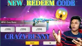 new redeem code free fire today may 25 crazy bunny mp40