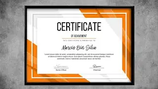 How to Design a Certificate | Photoshop Tutorial