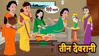 तीन देवरानी Teen Devrani | Hindi Kahani | Bedtime Stories | Stories in Hindi | Khani Moral Stories