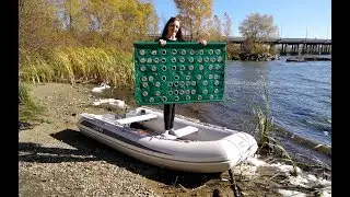 Подводный плавучий парус-якорь для сплава (торможения) своими руками. Водный якорь для лодки ПВХ.