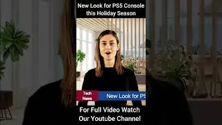New Look for PS5 Console this Holiday Season #technews #news #ps5