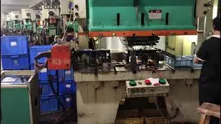 punching of sheet metal copper contacts