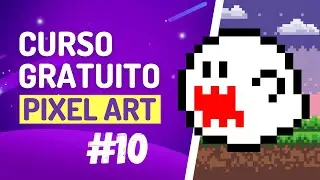 APRENDA PIXEL ART DO ZERO | CURSO GRATUITO - #10 PRATICANDO - ESPADA & ESCUDO