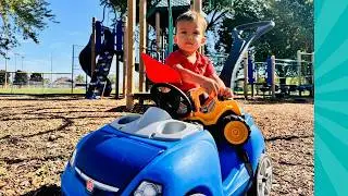 Park Adventure! Learning Colors, Shapes, and Words with Rayito & Luchi Luchi | Educational Toddlers
