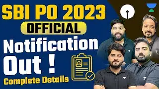 SBI PO 2023 | Official Notification Out ! By Team AVP