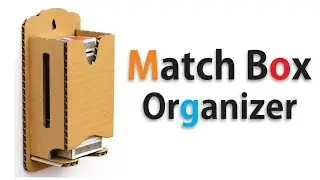 How To Make Matchbox Stand from Waste Cardboard #howto #diy #cardboard
