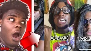 Reacting To Girlhefunnyaf44: How Migos Rap 😂😂 #Reaction
